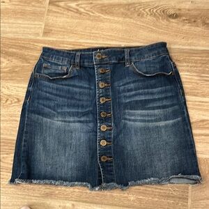 Indigo Rein Blue Mini A-line Skirt for Casual Style